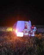 Dachowanie busa w miejscowości Komorno