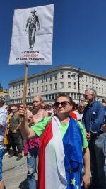 W proteście przeciwko polityce rządu wzięło udział kilkaset osób