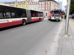 Zderzenie autobusu z osobówką w centrum miasta