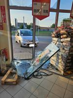 64-latka pomyliła gaz z hamulcem....