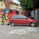 Bodzanów: Kierujący samochodem osobowym wjechał w mur