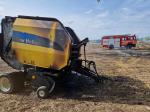 Pożar ścierniska i prasy do słomy w gminie Otmuchów