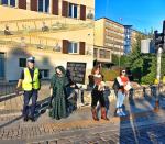 Uliczny teatr o bezpieczeństwie wspólnie z opolskimi policjantami