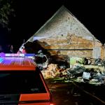 Namysłów: Wybuchła butla z gazem przechowywana w budynku gospodarczym