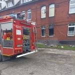 Pożar mieszkania w budynku wielorodzinnym w Brzegu