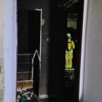 Pożar mieszkania w Kluczborku 