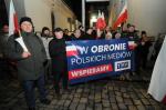 Protest pod opolską TVP. "Zamach na rzetelne, polskie, wolne media"