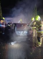 Pożar Opla w Łambinowicach