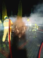 Pożar Opla w Łambinowicach