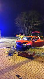 Zderzenie dwóch pojazdów na ul. Oświęcimskiej w Opolu - jedna osoba ranna