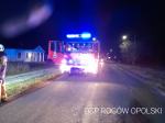 Wypadek osobowego BMW w Gwoździcach