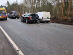 Zderzenie 5 samochodów na trasie Opole-Kluczbork na DK45