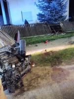 Nocne dachowanie w Złotnikach zakończone w szpitalu