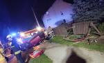 Nocne dachowanie w Złotnikach zakończone w szpitalu