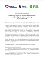 Koalicja Sejmiku Wojewódzkiego podpisała oficjalną umowę współpracy