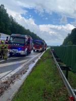 Wypadek na A4. Poszkodowana kobieta w ciąży w szpitalu 