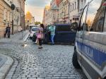 Zderzenie czołowe w centrum miasta