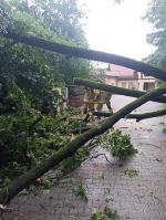  Burze nad Opolszczyzną spowodowały 89 interwencji strażaków 