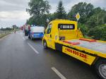 Dwa zdarzenia drogowe w powiecie opolskim: obaj kierowcy uderzyli w konstrukcje