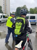 Policja przeprowadziła akcję "Bezpieczny rowerzysta" w Opolu