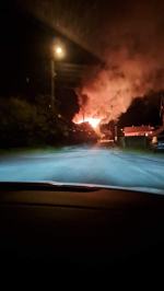 Nocna akcja strażaków w Polskiej Cerekwi 