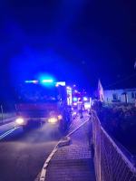 Nocna akcja strażaków w Polskiej Cerekwi 