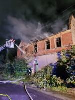 Nocna akcja strażaków w Polskiej Cerekwi 