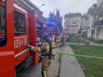 Pożar mieszkania w Opolu - strażakom udało się uratować dwa psy 