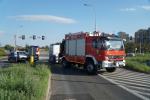 Wypadek na skrzyżowaniu Pużaka i Sosnkowskiego w Opolu - jedna osoba poszkodowana