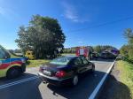 Wypadek dwóch samochodów osobowych. Kobieta wymusiła pierwszeństwo