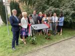 Tablica pamiątkowa Heleny Lehr odsłonięta