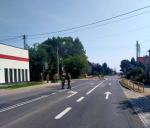 Uszkodzenie gazociągu w Łosiowie - ewakuacja i utrudnienia na trasie Brzeg-Opole