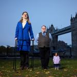 Najwyższa i najniższa kobieta świata spotykały się w Londynie