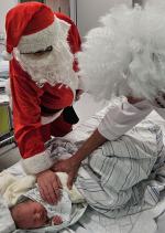 Święty Mikołaj odwiedził także Kliniczne Centrum Ginekologii i Położnictwa