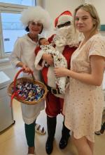 Święty Mikołaj odwiedził także Kliniczne Centrum Ginekologii i Położnictwa