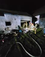 Pożar kotłowni w Pokrzywnicy. Dwie osoby podtruły się dymem