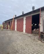 Pożar w chlewni w Radoszowach - większość zwierząt uratowana