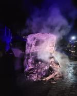 Pożar samochodu osobowego w Urbanowicach