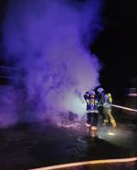 Pożar samochodu osobowego w Urbanowicach