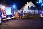 Pożar domu jednorodzinnego na ul. Grzybowej w Opolu: dwie osoby poszkodowane