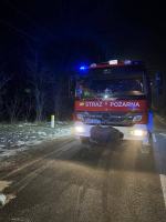 Oddaliła się po zderzeniu z pługopiaskarką. Została odnaleziona po ponad godzinie