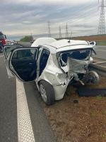 Wypadek na A4 w rejonie Sarn Wielkich. Cztery osoby ranne, w tym 7-letnie dziecko