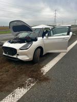 Wypadek na A4 w rejonie Sarn Wielkich. Cztery osoby ranne, w tym 7-letnie dziecko