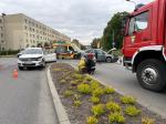 Wypadek na Armii Krajowej. Jeden z kierowców trafił do szpitala