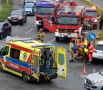 Wypadek na Armii Krajowej. Jeden z kierowców trafił do szpitala
