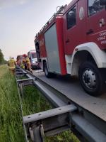 Dachowanie samochodu na A4 pod Opolem, kierowca odnaleziony kilometr dalej