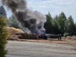 Pożar w Jełowej. Płonie fadroma. Trzy jednostki w akcji