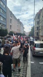 Marsz przeciwko przyjmowaniu imigrantów przeszedł ulicami Opola