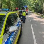 Konar runął na auto na trasie Pokój - Krzywa Góra