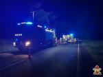 Motocyklista potrącił dwóch pieszych pod Byczyną - obaj byli pod wpływem alkoholu